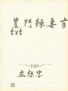 农门辣妻有空间txt