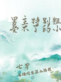 男主特别粗女主受不了的小说