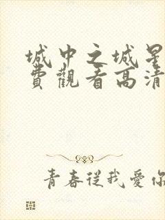 城中之城星辰免费观看高清