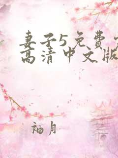 妻子5免费完整高清中文版电视剧