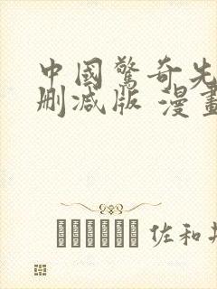 中国惊奇先生未删减版 漫画