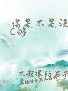 你是不是没有被C够