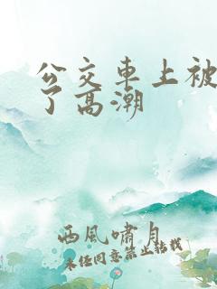 公交车上被弄到了高潮