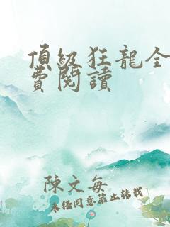 顶级狂龙全文免费阅读
