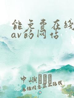 能免费在线观看av的网站