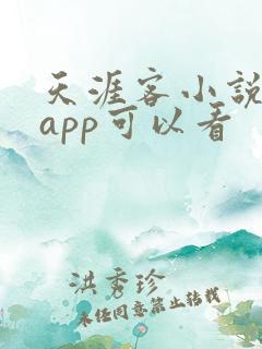 天涯客小说哪个app可以看