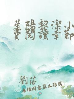 叶阳黎洁小说免费阅读章节最新