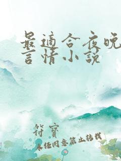 最适合夜晚看的言情小说