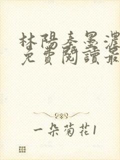 林阳秦墨浓小说免费阅读最新