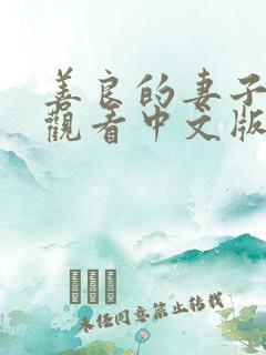 善良的妻子在线观看中文版