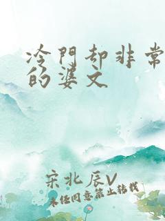 冷门却非常好看的婆文