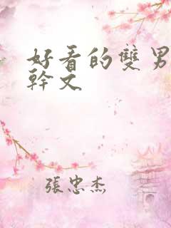 好看的双男主高干文