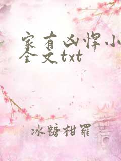 家有凶悍小夫郎全文txt