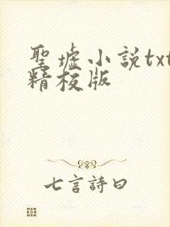 圣墟小说txt精校版