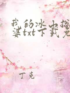 我的冰山总裁老婆txt下载免费