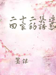 二十二集连续剧回家的诱惑