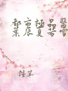 都市极品医神(叶辰夏若雪孙怡)