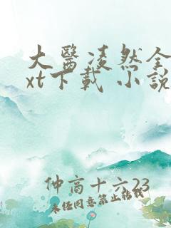 大医凌然全集txt下载 小说