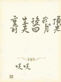 重生后我顶替了前夫白月光版