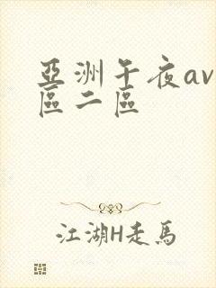 亚洲午夜av一区二区