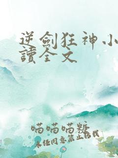 逆剑狂神小说阅读全文