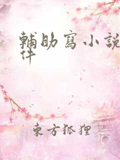 辅助写小说的软件