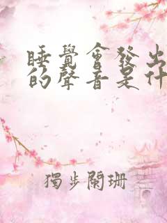 睡觉会发出嗯嗯的声音是什么原因