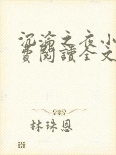 沉沦之夜小说免费阅读全文无弹窗