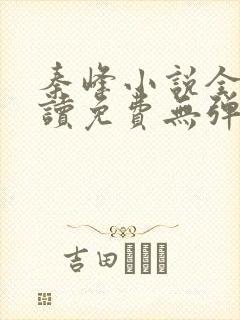秦峰小说全文阅读免费无弹窗