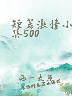 短篇激情小说合集500
