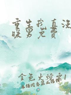 重生我真没想当暖男免费