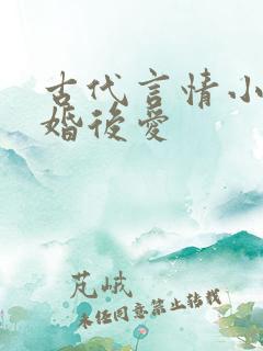 古代言情小说先婚后爱