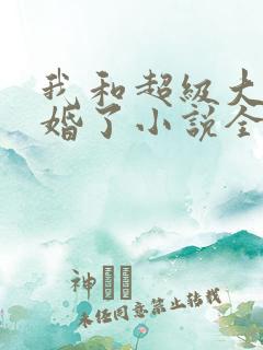我和超级大佬隐婚了小说全文阅读