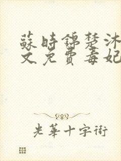 苏时锦楚沐尘全文免费毒妃她从地狱来