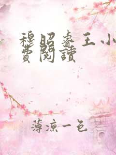 穆昭睿王小说免费阅读