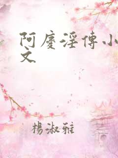 阿庆淫传小说全文