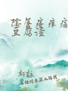 阴唇瘙痒痛白带豆腐渣