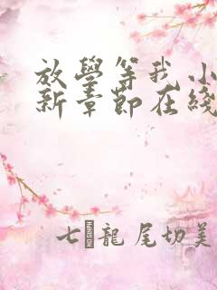 放学等我小说最新章节在线