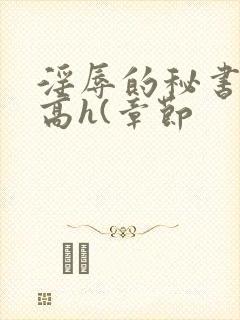 淫辱的秘书调教高h(章节