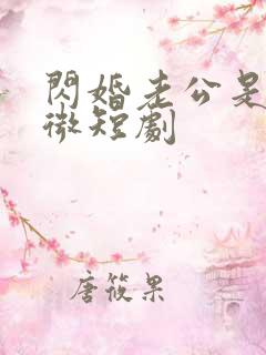 闪婚老公是总裁微短剧