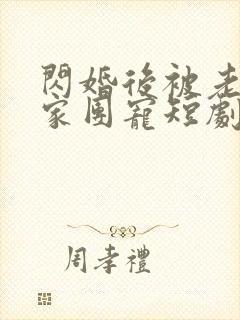 闪婚后被老公全家团宠短剧