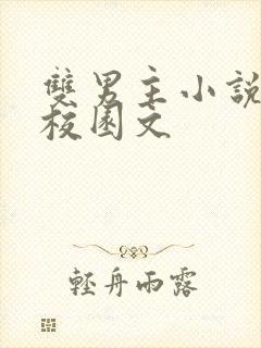双男主小说推荐校园文
