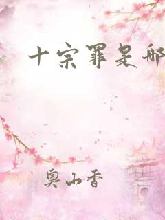 十宗罪是哪十种