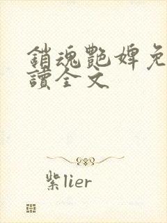 销魂艳婢免费阅读全文