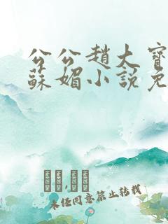 公公赵大宝儿媳苏媚小说免费阅读