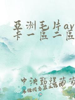 亚洲毛片av不卡一区二区三区