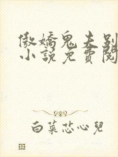 傲娇鬼夫别乱来小说免费阅读全文