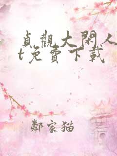 贞观大闲人txt免费下载