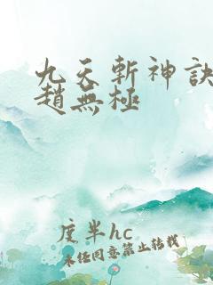 九天斩神诀林辰赵无极