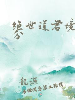 绝世道君境界划分